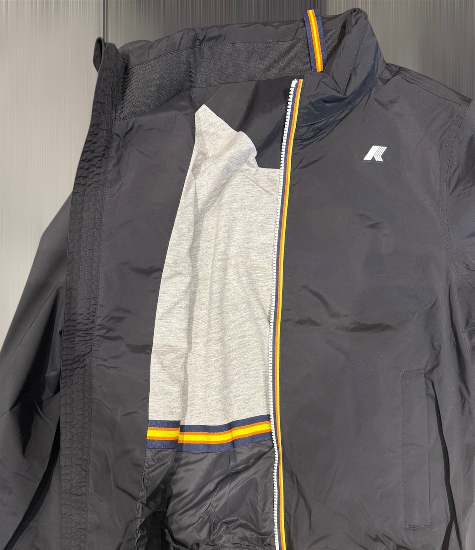 Kway Amaury Stretch Nylon Nero Uomo - 2