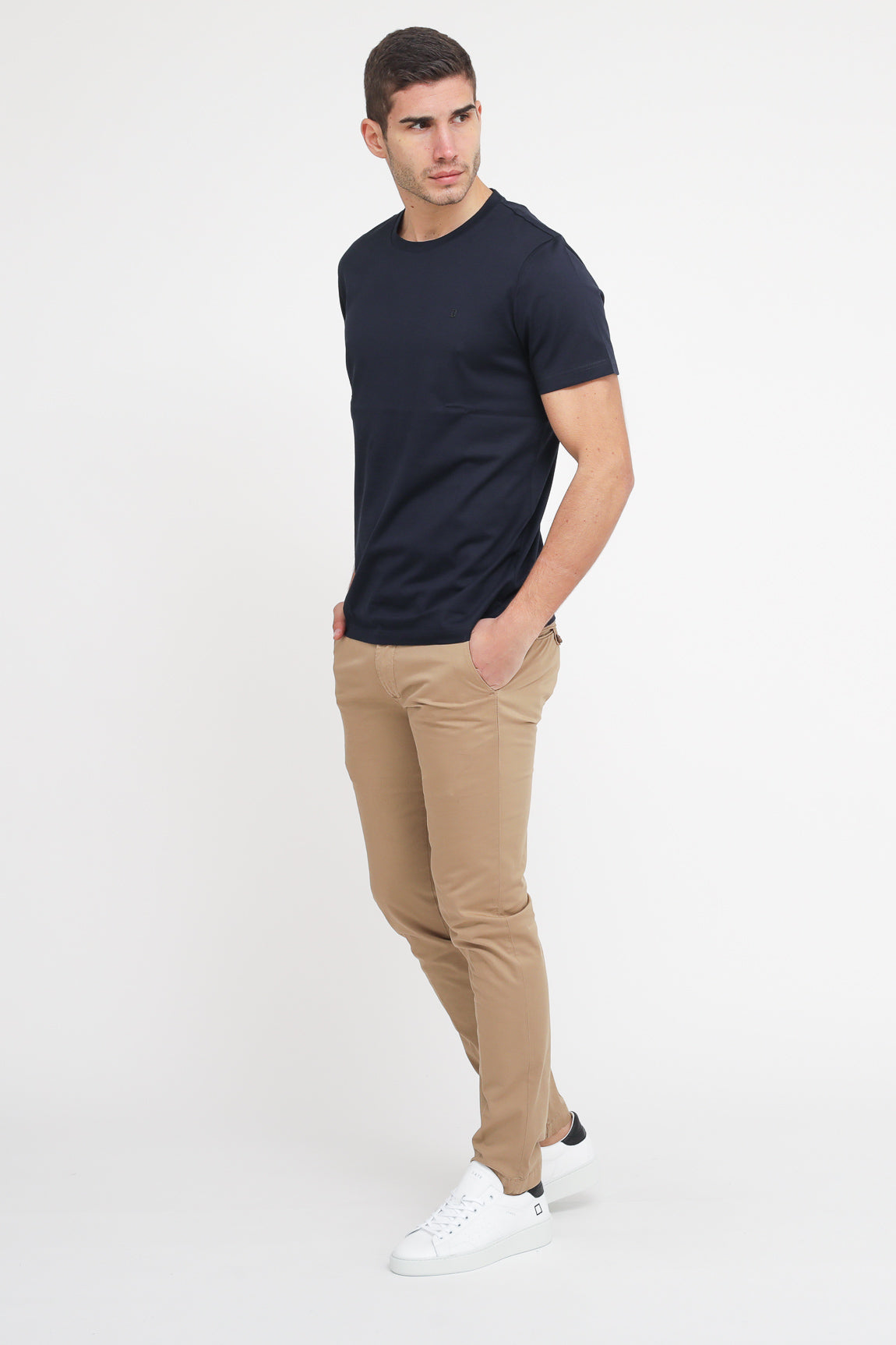 Dondup T-shirt In Cotone Blu Uomo - 5