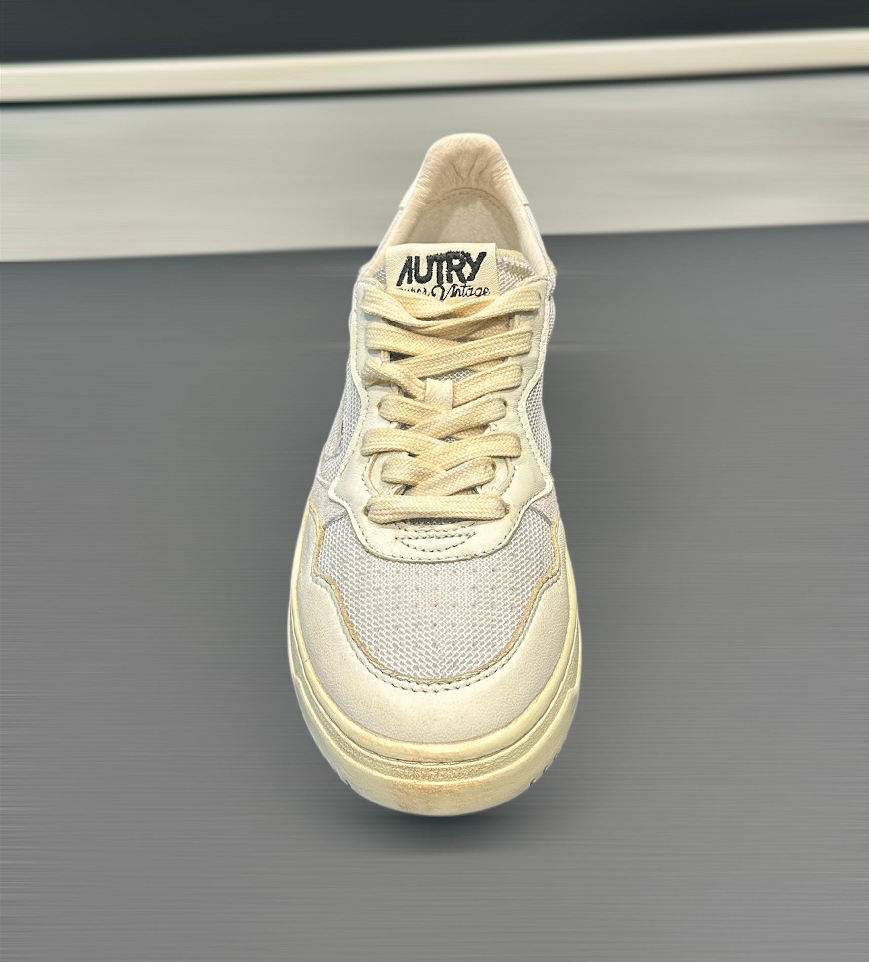  Autry Sneaker Mesh Panna Uomo - 3