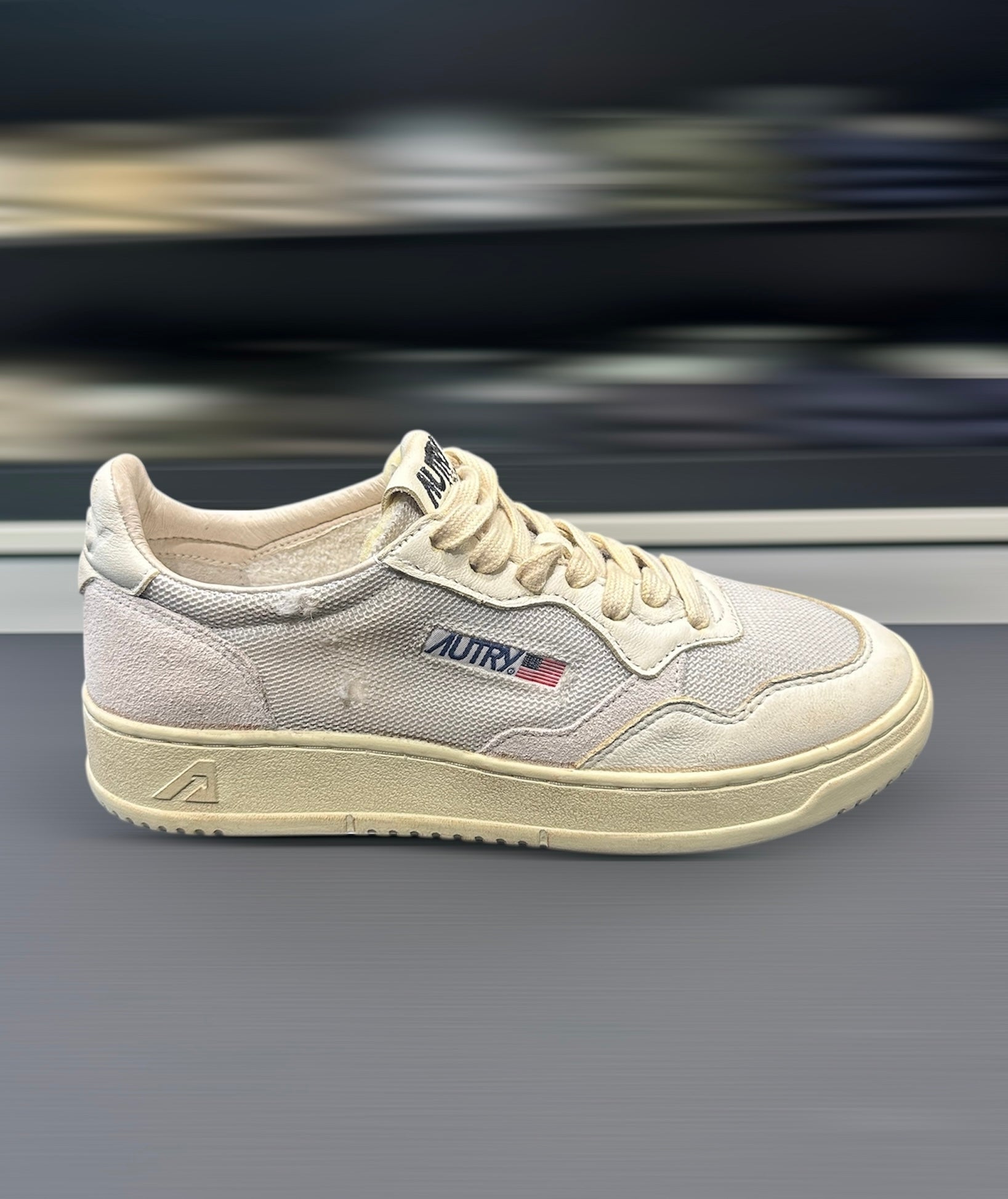  Autry Sneaker Mesh Panna Uomo - 1