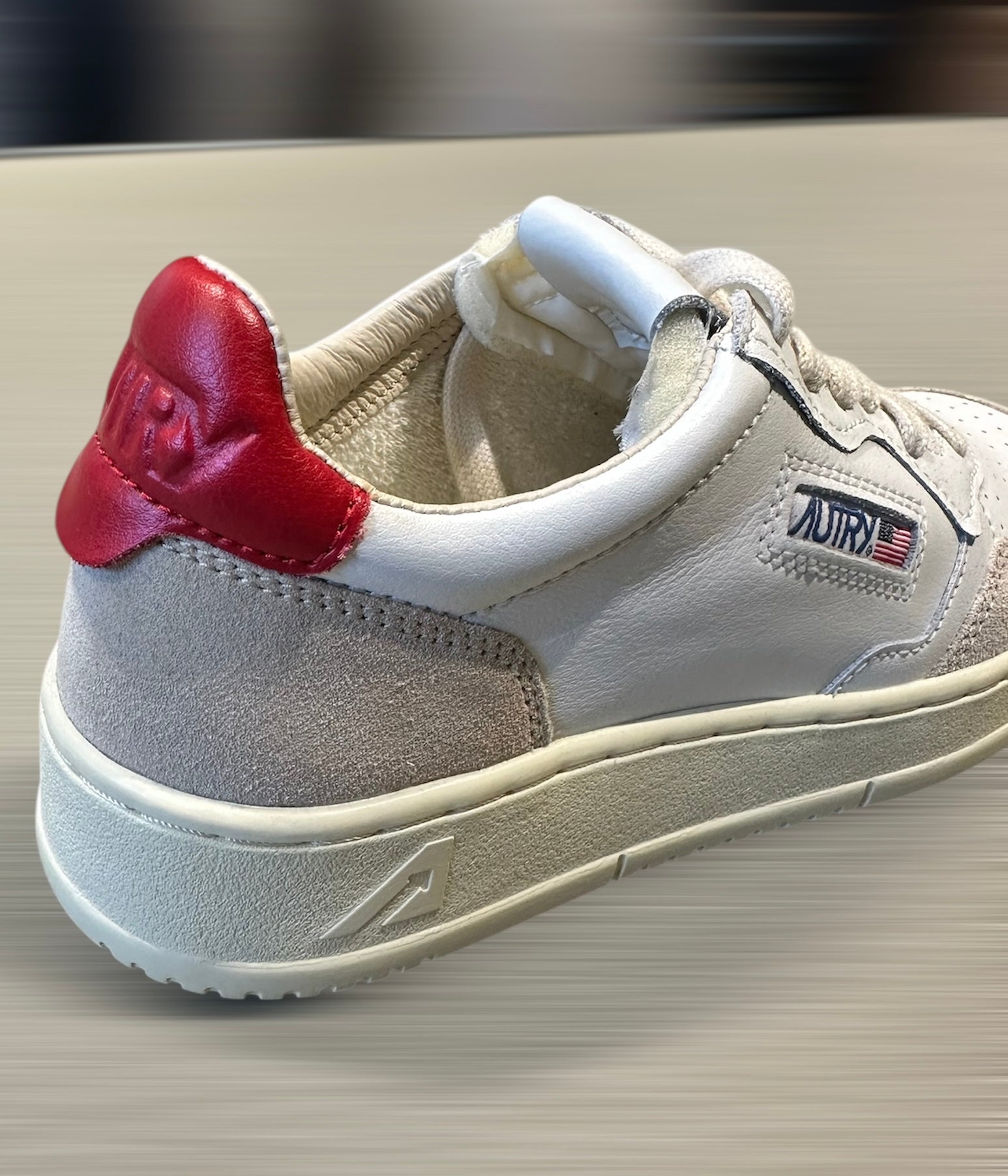  Autry Sneaker Tallonette Rossa Uomo - 3