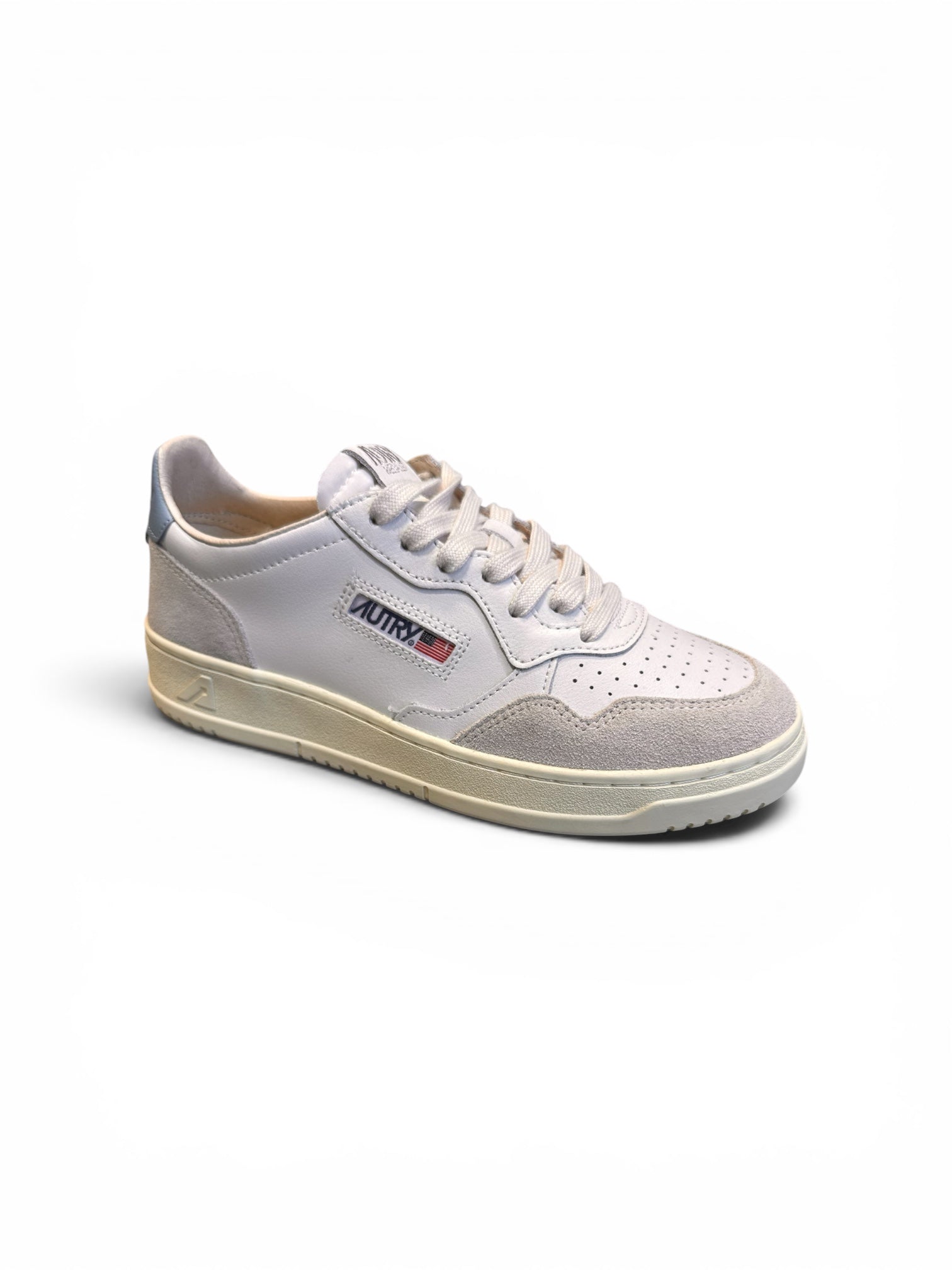  Autry Sneaker Suede Tallonette Azzurro Uomo - 1