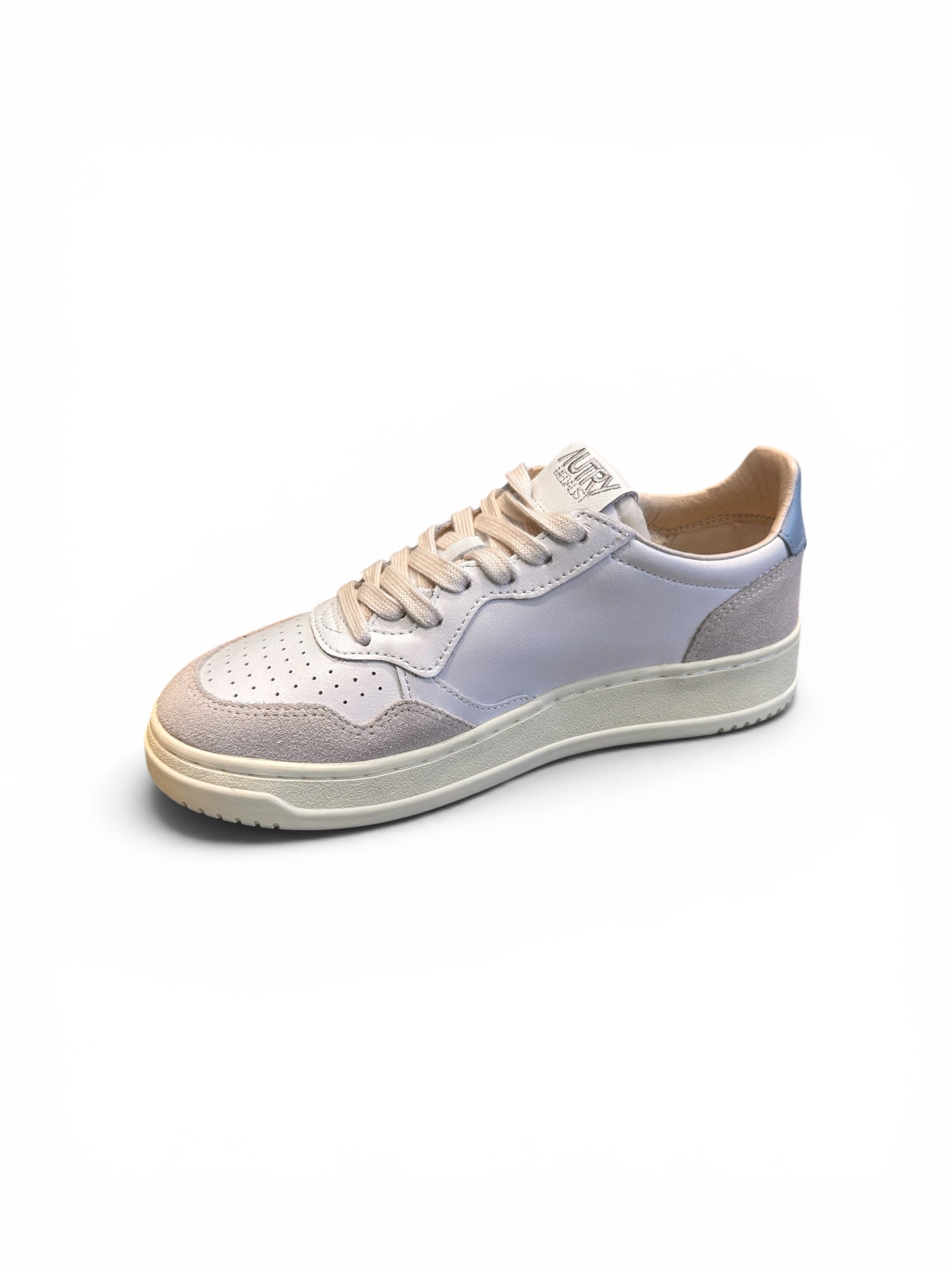 Autry Sneaker Suede Tallonette Azzurro Uomo - 3