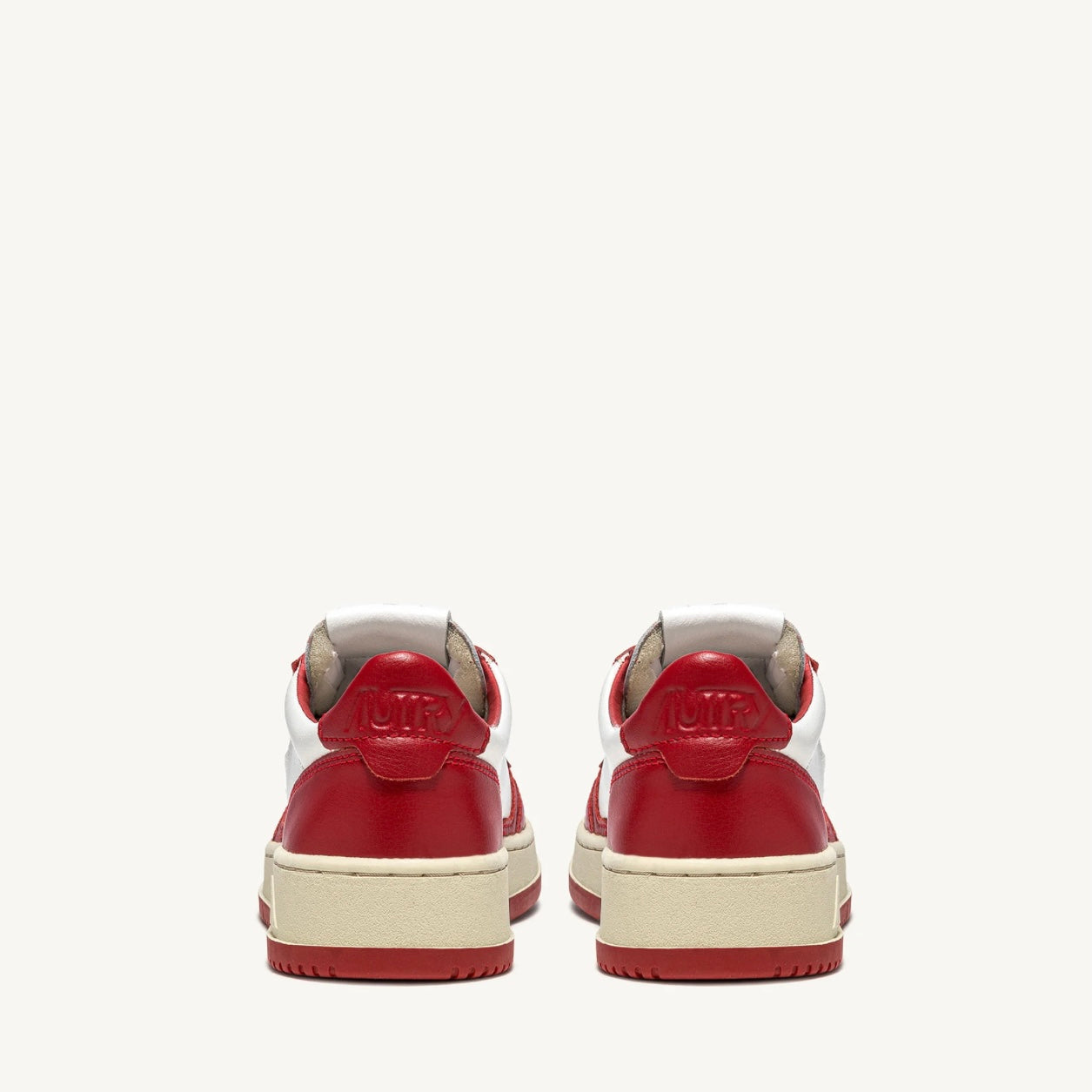  Autry Sneaker Bianca E Rosso Uomo - 3