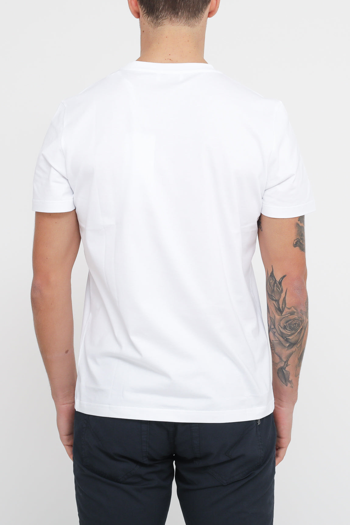  Dondup T-shirt In Cotone Bianca Bianco Uomo - 4